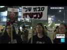 Des Israéliens manifestent à Tel-Aviv devant le siège du ministère de la Défense