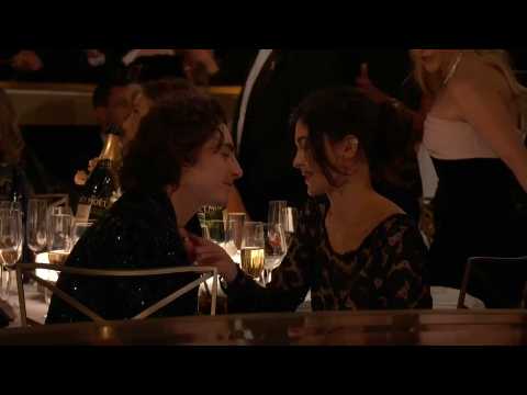 VIDEO : Timothe Chalamet et Kylie Jenner : le baiser qui officialise leur couple aux Golden Globes