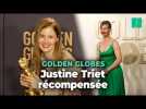 Aux Golden Globes, Justine Triet remercie Sandra Hüller d'avoir créé 