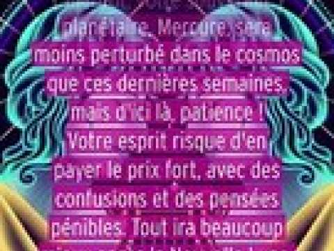 Horoscope du jour du mercredi 10 janvier 2024