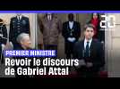 Gabriel Attal nommé Premier ministre : revoir son premier discours à Matignon