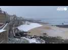 VIDEO. Saint-Malo s'est réveillée sous la neige