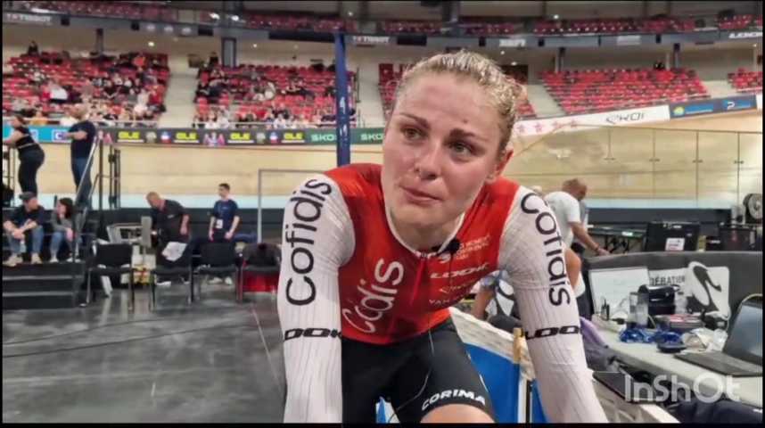 Mondiaux sur piste Victoire Berteau (VC Laon) sur le