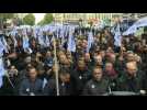 Police protest in Paris - Label : AFPTV - First images - Category : News