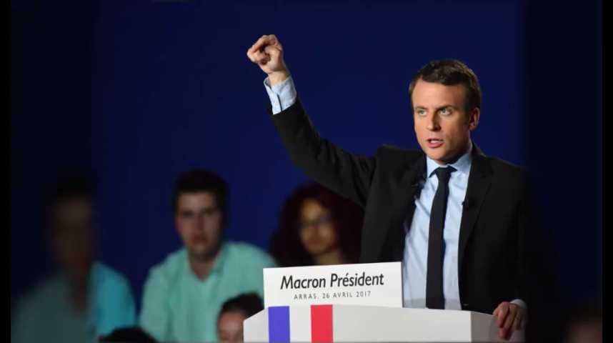 Illustration pour la vidéo Macron attaque Le Pen : "Elle se prétend du peuple, mais elle est une héritière"