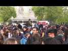 "Not Marine not Macron": students protest in Paris - Label : AFPTV - First images - Category : News