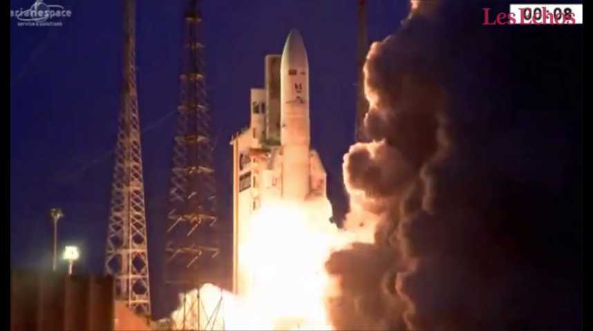Illustration pour la vidéo Ariane 5 réussit sa reprise après un mois et demi de repos forcé