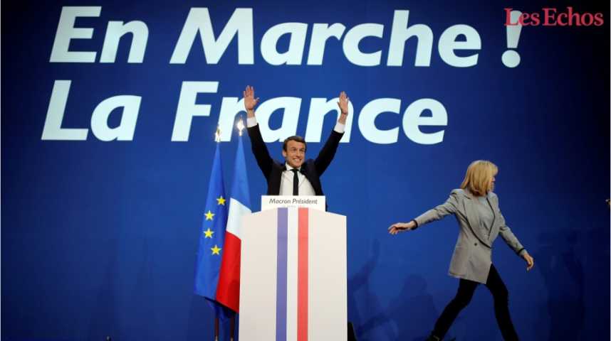 Illustration pour la vidéo Emmanuel Macron élu président de la République