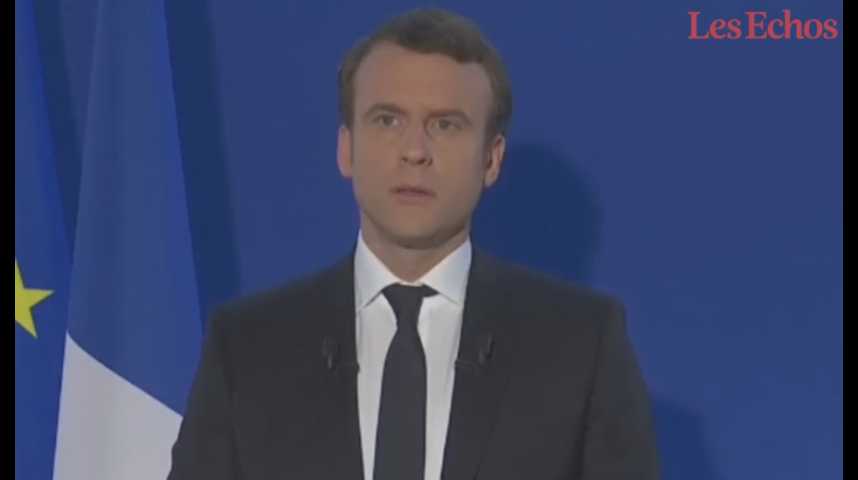 Illustration pour la vidéo Emmanuel Macron : "Je défendrai la France, ses intérêts vitaux, son image"