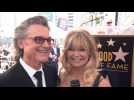 Goldie Hawn And Kurt Russell Share The Walk Of Fame