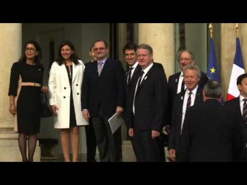 Paris 2024: IOC members at the Elysee to meet Macron