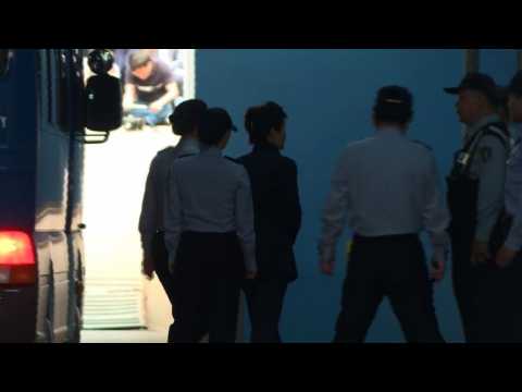 Ousted S. Korean leader Park arrives at court to face trial