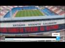 Football: Fans of Atletico Madrid say farewell to Vicente Calderon stadium