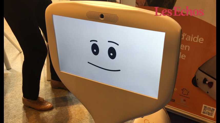 Illustration pour la vidéo Cutii, le robot compagnon des seniors