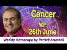 Cancer Weekly Horoscope from 26th June - 3rd July 2017