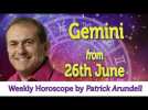 Gemini Weekly Horoscope from 26th June - 3rd July 2017