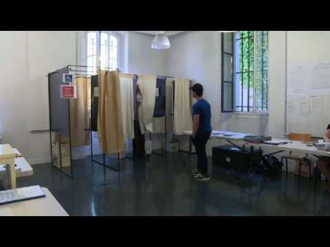 French poll turnout sharply down on 2012 with 3 hours left