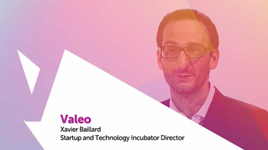 Illustration pour la vidéo Xavier Baillard, Directeur de l'incubateur start-up et technologies de Valeo, sur les relations entre le groupe et les startups