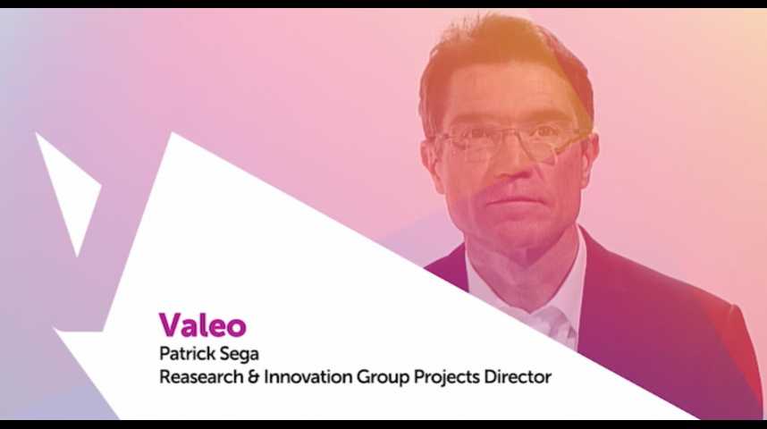 Illustration pour la vidéo Patrick Sega, Directeur Innovation Scientifique et R&D chez Valeo, sur la politique d’open innovation du groupe