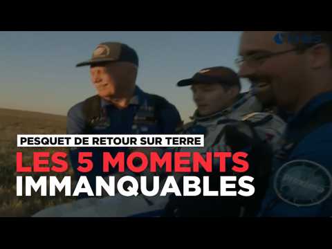 5 moments immanquables du retour de Thomas Pesquet sur Terre
