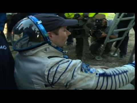 Russian, French astronauts back on Earth from ISS