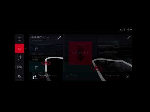Integrated Android operating system in Audi Q8 sport concept | AutoMotoTV
