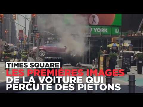 Les premières images du véhicule qui a percuté des piétons à Times Square