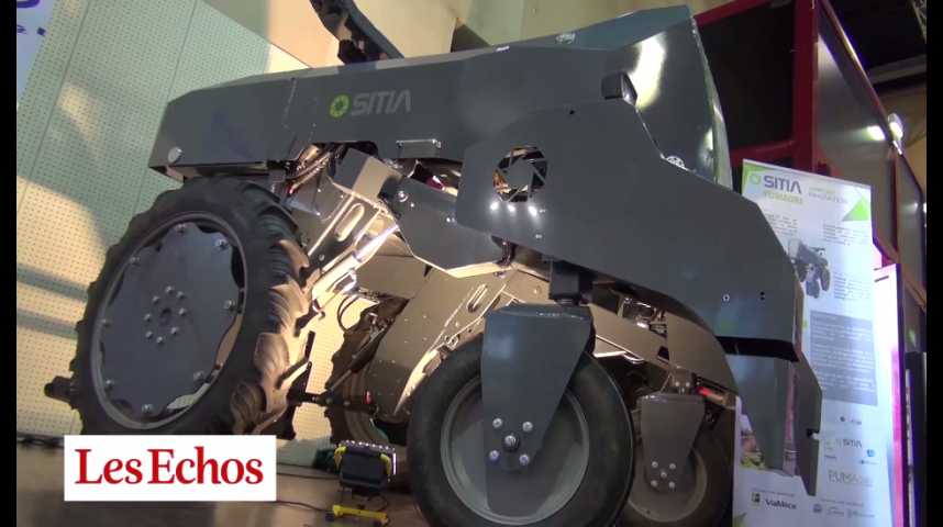 Illustration pour la vidéo Sitia veut révolutionner l'agriculture avec son robot autonome et connecté Pumagri