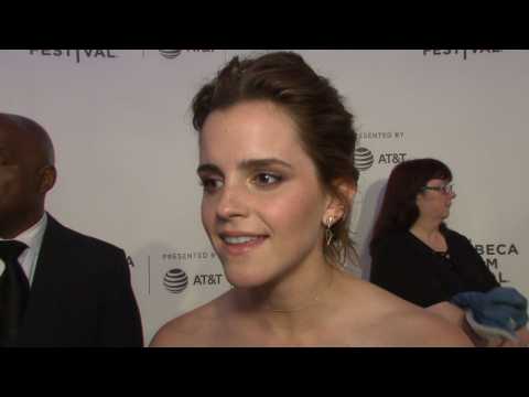 Emma Watson Talks About "Super Power" of Social Media At Premiere