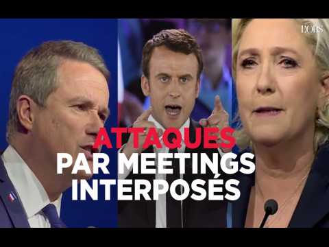 Le Pen, Macron et Dupont-Aignan : leurs pires attaques en moins de 2 minutes