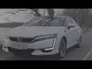 Honda Clarity Fuel Cell Driving in the Country | AutoMotoTV