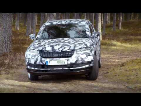 2017 SKODA KAROQ Covered Driving Video Trailer | AutoMotoTV