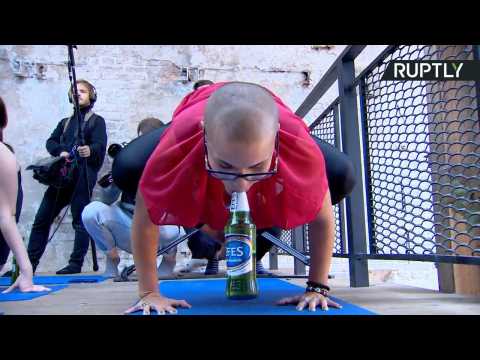 Thank God It's Friday! 'Beer Yoga' Taking Off in Moscow