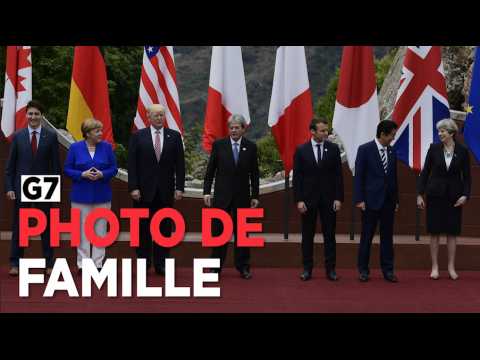 Macron, Trump, May : le G7 s'ouvre en Sicile avec une photo de famille