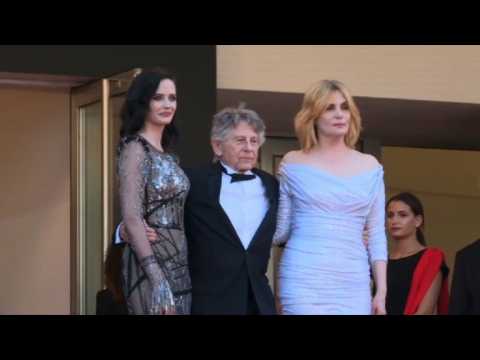 Roman Polanski, Eva Green on the red carpet at Cannes