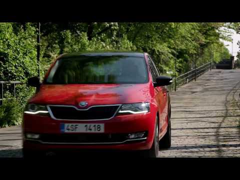 SKODA RAPID SPACEBACK Driving Video in Red | AutoMotoTV
