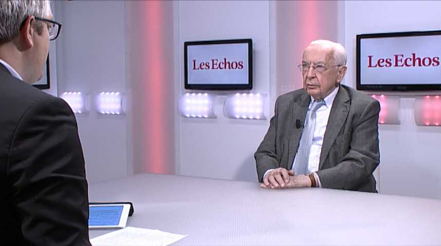 Illustration pour la vidéo Jacques de Larosière : "Le plein emploi, c’est le grand défi du nouveau président de la République"
