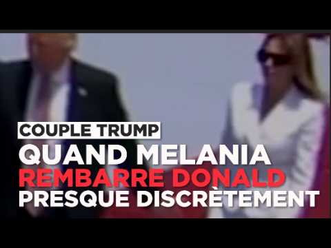 Quand Melania Trump refuse de donner la main à son mari