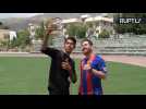 Spot-On Messi Doppelganger Has Barcelona Fans in a Frenzy