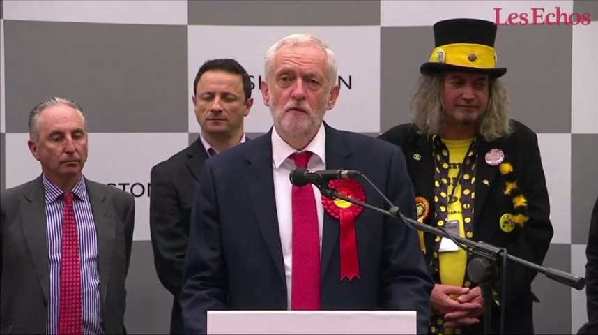 Illustration pour la vidéo Jeremy Corbyn : "Les électeurs ont dit qu'ils en avaient assez de l'austérité"