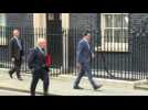 London: cabinet ministers arrive for meeting at Downing street