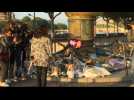 Paris mayor lays bouquet for Diana at crash site