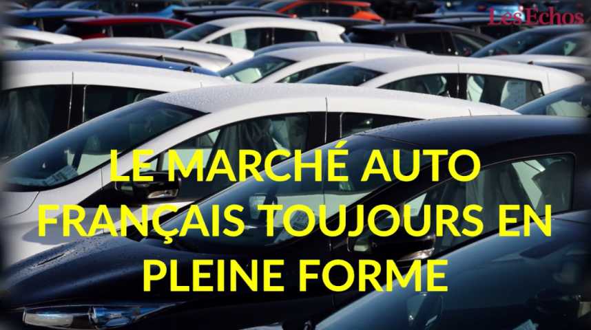 Illustration pour la vidéo Le marché auto français toujours en pleine forme