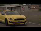 2018 Ford Mustang GT 350 Driving on the track