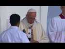 Pope celebrates mass in Simon Bolivar Square - Label : AFPTV - First images - Category : News