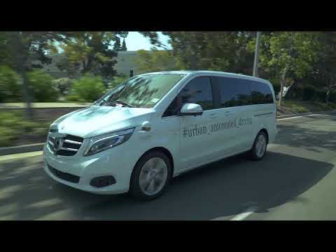 urban automated driving by Mercedes-Benz and Bosch- On the road Sunnyvale, USA