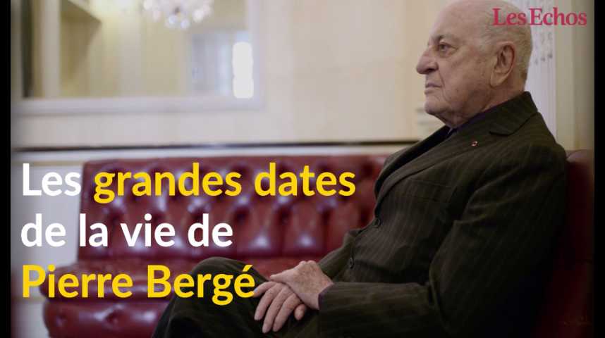 Illustration pour la vidéo Les grandes dates de la vie de Pierre Bergé 