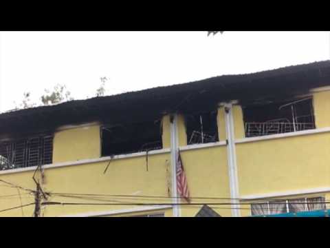 25 people, mostly teenage boys, killed in Malaysia school fire