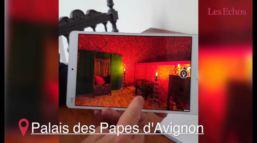 Illustration pour la vidéo Visite en réalité virtuelle de la chambre du Camérier au Palais des Papes d'Avignon