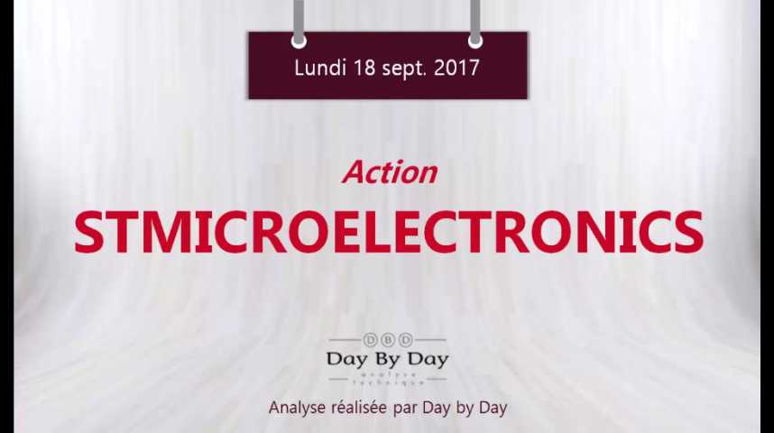 Illustration pour la vidéo Action STMicroelectronics - reintegration du CAC 40 - Flash analyse IG 18.09.2017